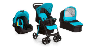 Hauck Shopper SLX Trio Set - Silla de paseo, capazo, sillita y grupo 0+, Azul, 2019